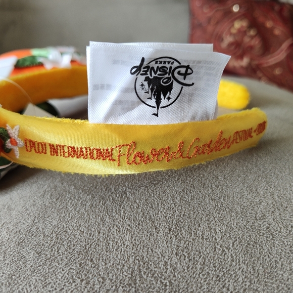 Disney Parks 2020 EPCOT Flower And Garden Orange Bird Ears NWT - Picture 3 of 6